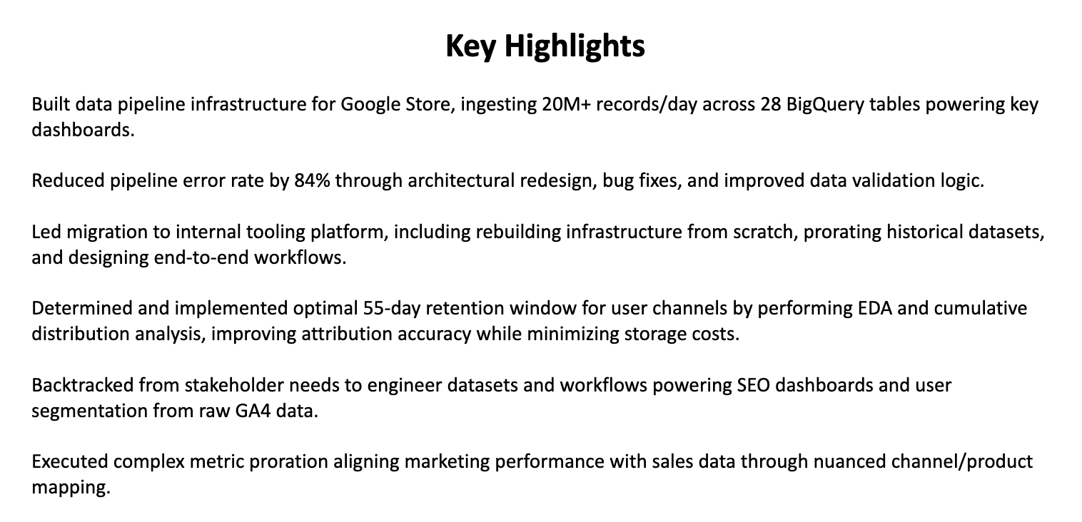 Key Highlights